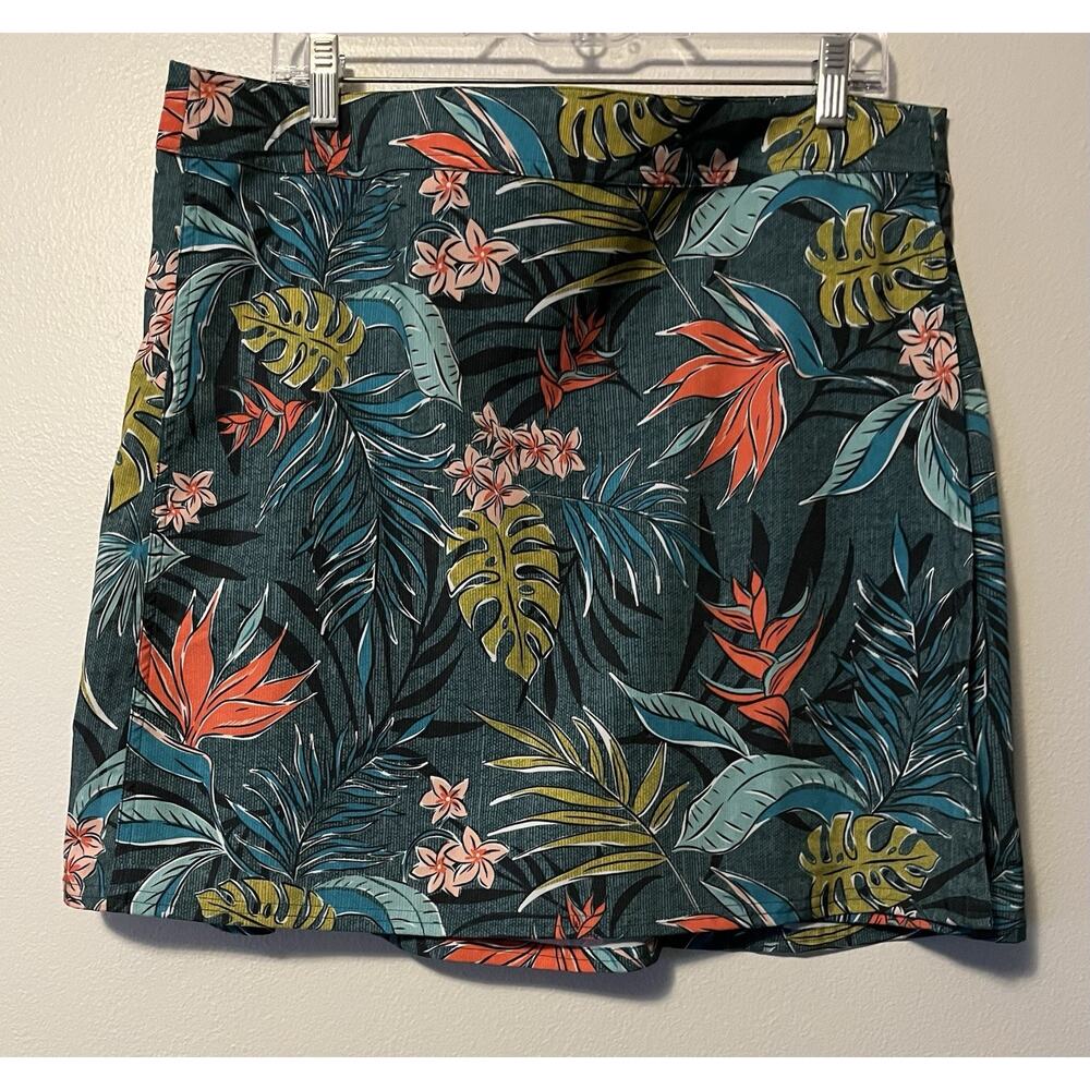 RipSkirt Hawaii Skirt Size XL Floral Tropical Bali Jungle Adjustable Beach Wrap